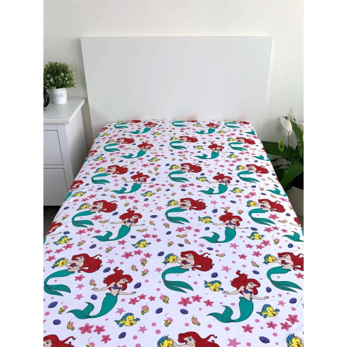 Disney Ariel Friends Single Fitted Sheet 1
