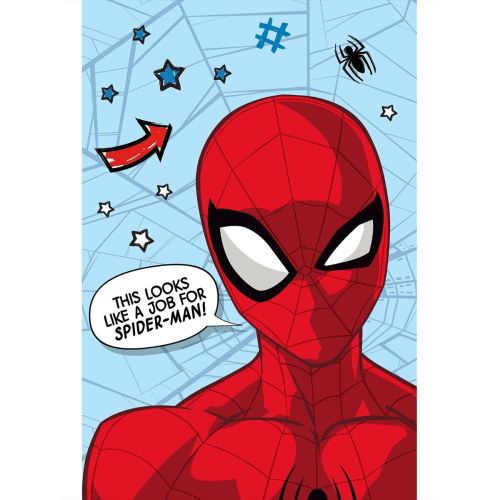 Spiderman Spiderman Star Microflannel Blanket