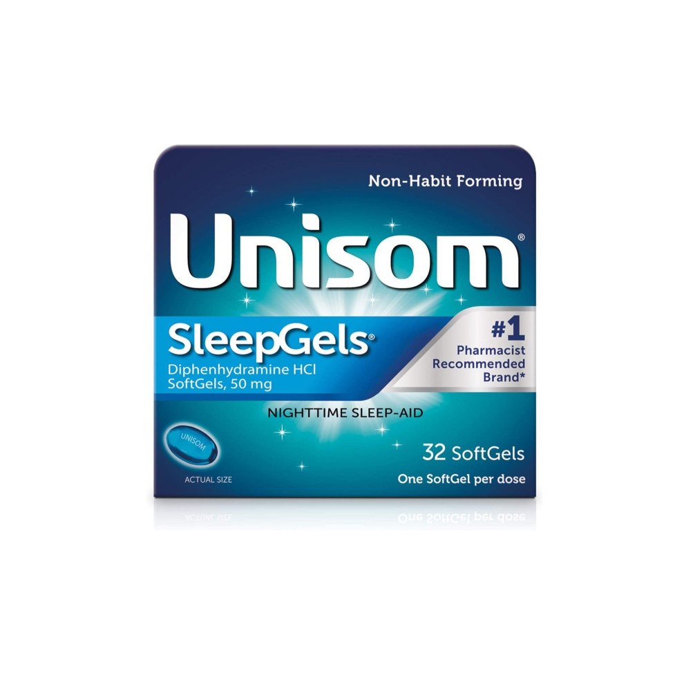 Sleep Gels Nighttime Sleep Aid 50 Mg Diphenhydramine Hcl, Sleep Solutionl, 32 Soft Gel Capsules, Dietary Supplement