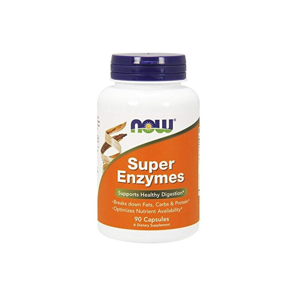 Now Supplements, Super Enzymes, Formulated With Bromelain, Ox Bile, Pancreatin And Papain, Super Enzymes, 90 Capsules, Dietary Supplement