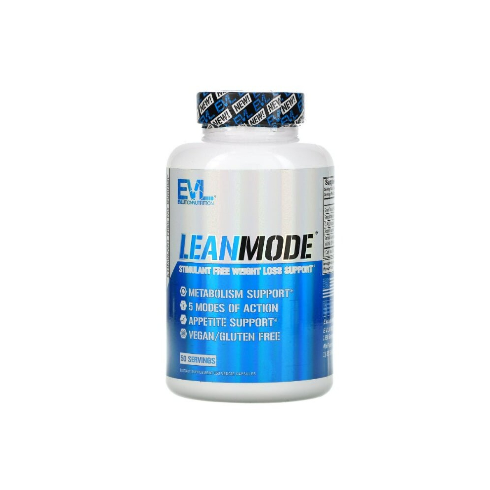 Evlution Nutrition Leanmode, Stimulant Free Weight Loss Support, Dietary Supplement 150 Veggie Capsules