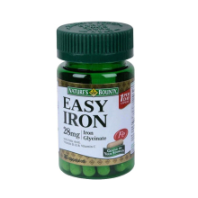Nature'S Bounty Supplement Easy Iron, 28 Mg, With Vitamin C & B-12, 30 Capsules, Dietary Supplement