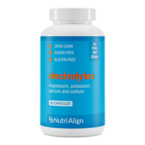 Nutri Align Keto Electrolytes 90 Capsules Sodium Potassium Magnesium Calcium 90 Capsules 7406