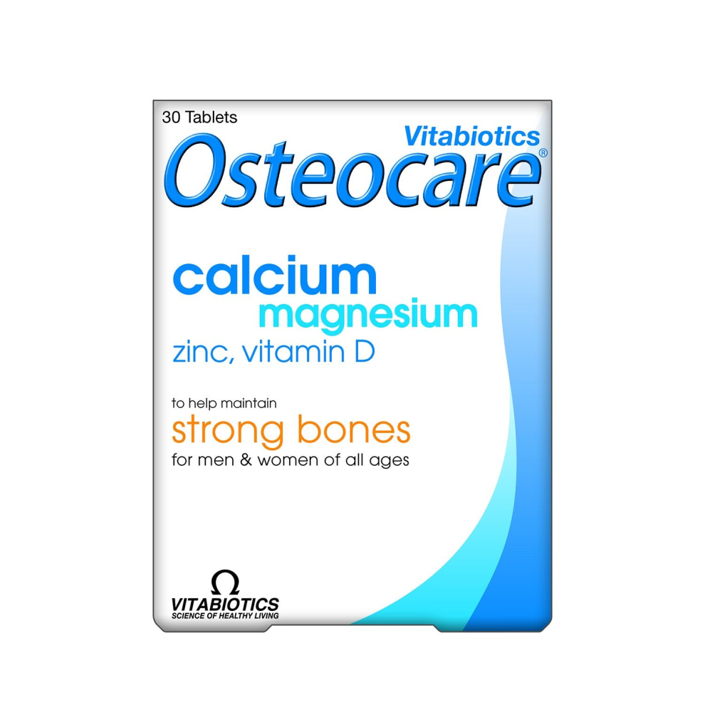 Vitabiotics Osteocare With Calcium, Magnesium, Zinc And Vitamin D, Original 30 Tablets, Help Maintain Strong Bones, Dietary Supplement