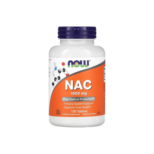 Now Nac Acetyl Cysteine 1,000mg 120 Tablets