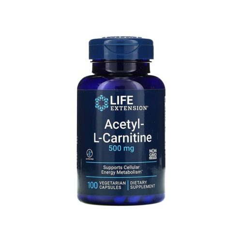 Life Extension AcetylLCarnitine Vitamin C, Support Brain, Mood, Nerve