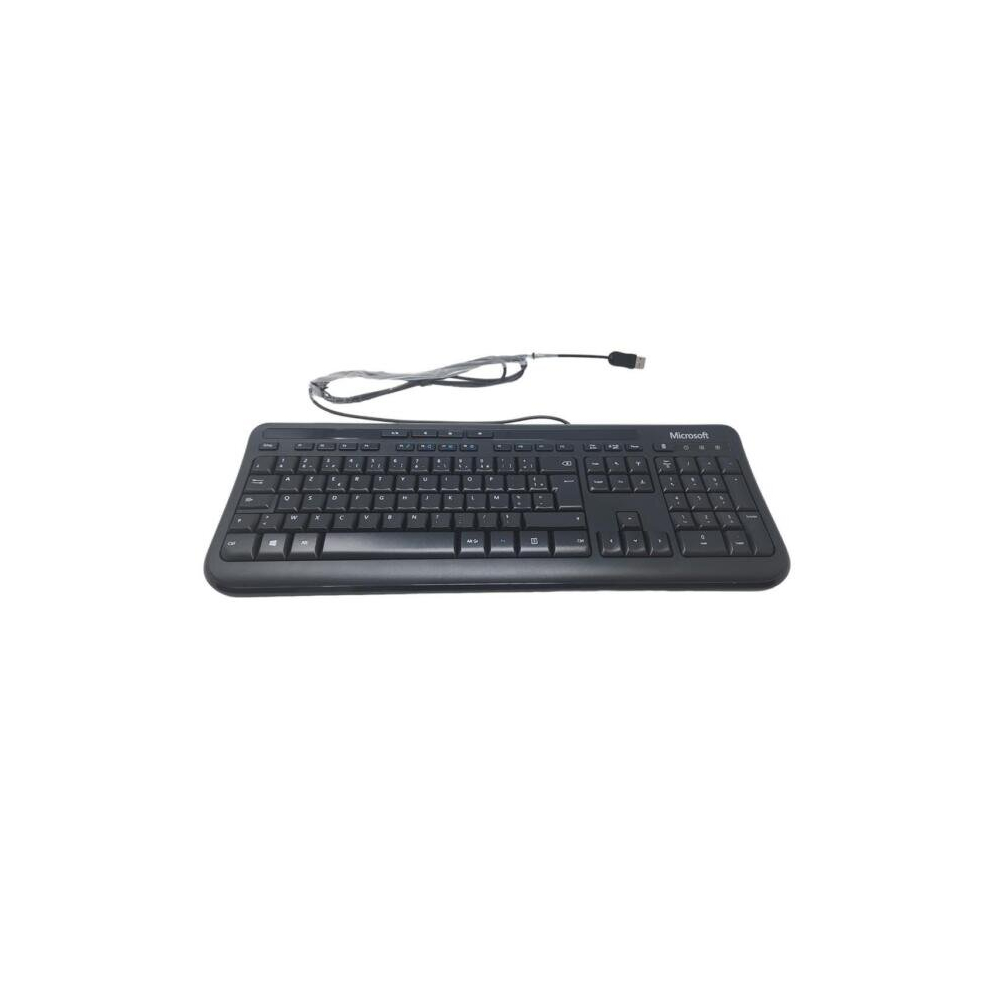 Microsoft Wired Keyboard 600 USB French AZERTY Black ANB-00007