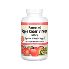 Natural Facotrs Fermented Apple Cider Vinegar 500Mg Digestion And Weight Support Dietary Supplement 360 Capsules