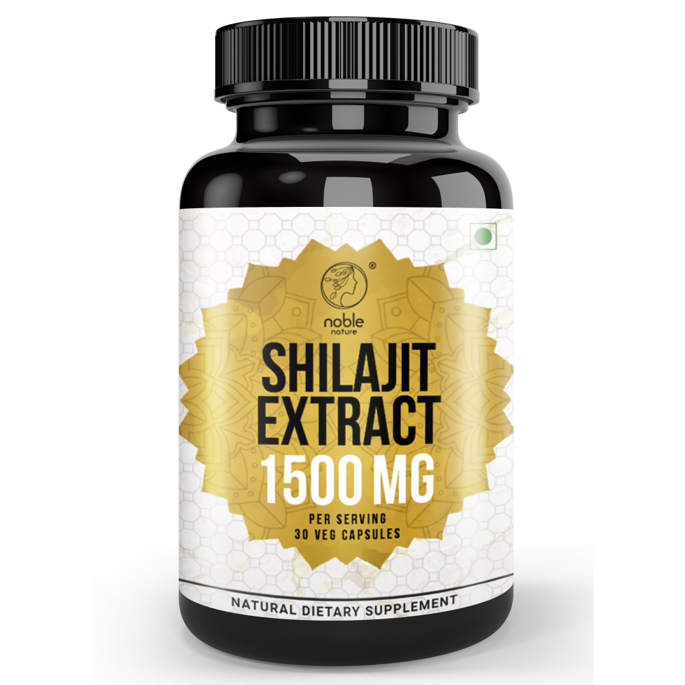 Pure Himalayan Shilajit Extract Capsules With Ginseng And Maca For Strength, Stamina And Power 1500Mg For Men, Dietary Supplement