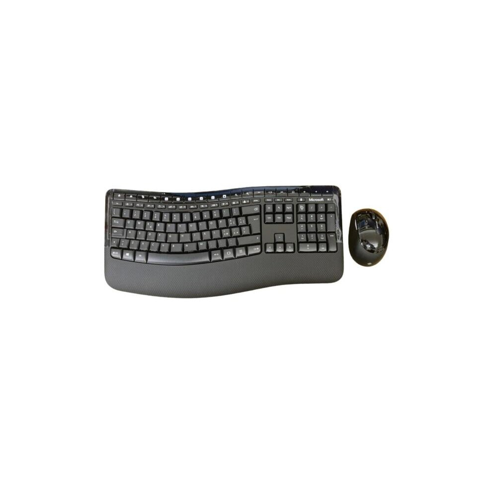 Microsoft 5050 Wireless Comfort Desktop Keyboard and Mouse Italian Layout QWERTY