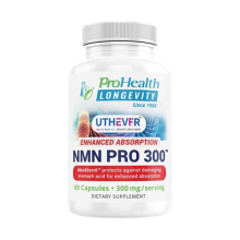 Prohealth Longevity NMN Pro 300 - Enhanced Absorption, 300 mg NMN, 60 Capsules