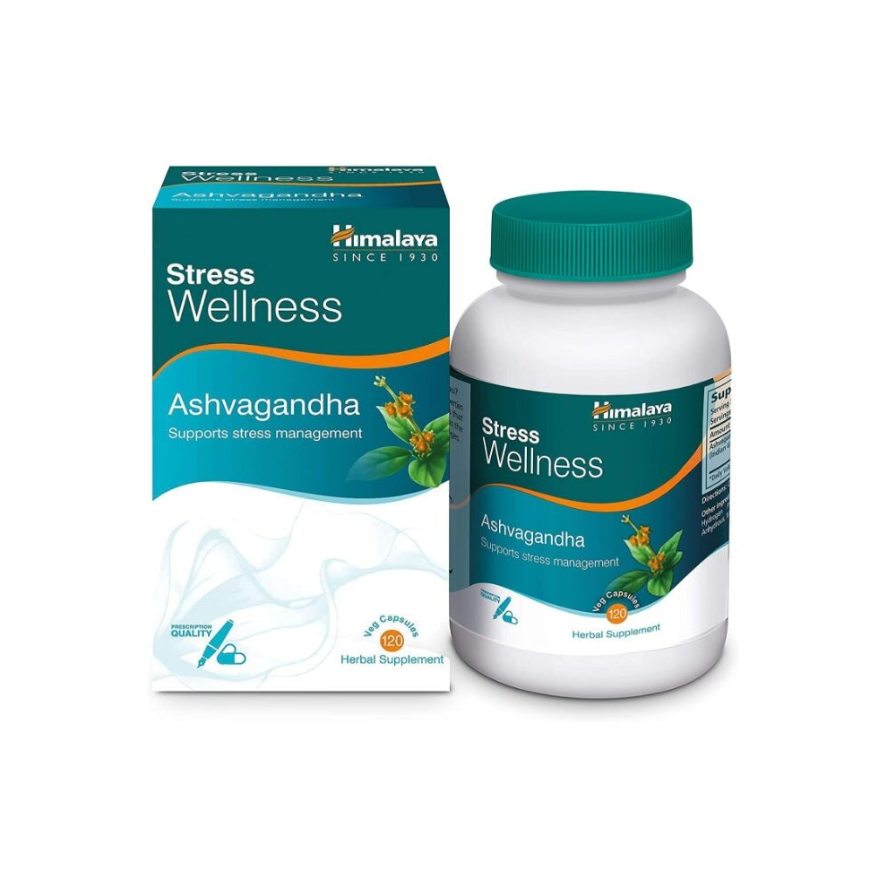 Himalaya Ashvagandha, Relieves Stress And Boosts Energy, Ashwagandha 60 Tablets, Dietary Supplement