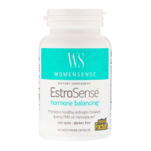 Natural Factors Womensense Estrosense Supplement, Support Estrogen & Hormone Balance During Pms Or Menopause, 60 Capsules, Dietary Supplement