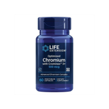 Optimized Chromium With Crominex 3+ 500 Mcg, Glucose And Cholesterol Management Supplement, 60 Capsules, Dietary Supplement