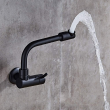 Faucets, Single Cold Faucet Mop Swimming Pool Rotating Faucets Thick Copper Water Faucet/27Cm