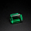 Emerald Rectangle Faceted Gemstone Emerald Cut Emerald Gem Multiple Sizes to Choose C15E 3