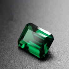 Emerald Rectangle Faceted Gemstone Emerald Cut Emerald Gem Multiple Sizes to Choose C15E