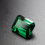 Emerald Rectangle Faceted Gemstone Emerald Cut Emerald Gem Multiple Sizes to Choose C15E 1