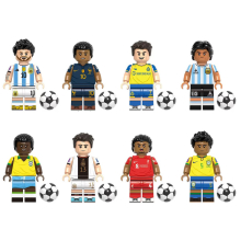 (A) 8PCS Football Basketball Rugby Sports SeriesModel Building Block Figure Toy