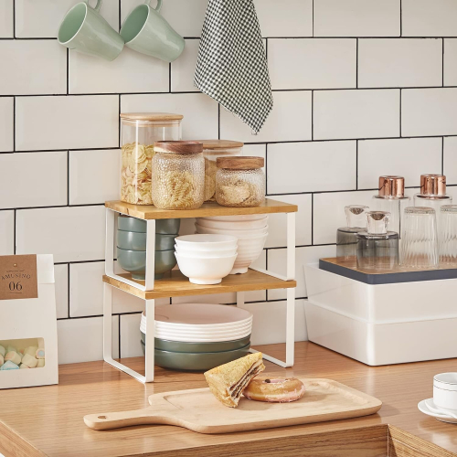 Garden Store Direct Garden Store Direct White and Natural Storage Shelves 1
