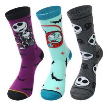 The Nightmare Before Christmas Themed 3 Pack Crew Socks Gift Set