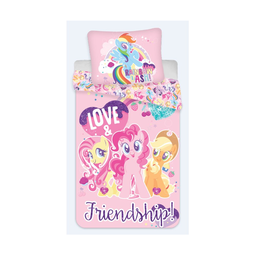 My Little Pony Toddler Size Duvet Cover Set 100 x 135 cm 100% COTTON