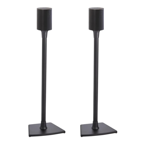 SANUS WSSE12 Black Pair Fixed Height Speaker Stands For Sonos Era 100 1