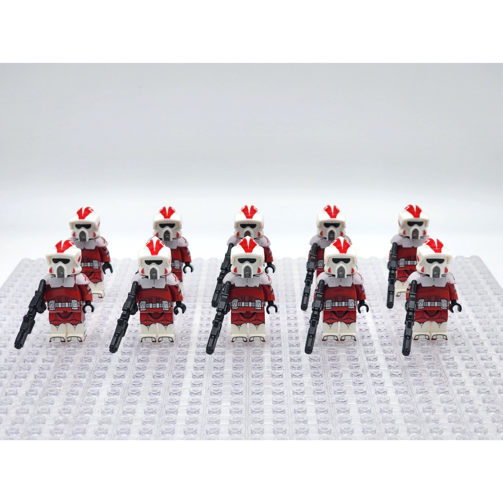 Sunvivid (Combo F) Star Wars 501St 91St Forest Arf Arc Geonosis Coruscant Clone Troopers Minifigures