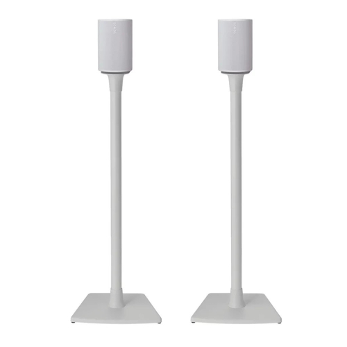 SANUS WSSE12 White Pair Fixed Height Speaker Stands For Sonos Era 100 1