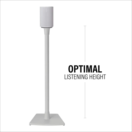 SANUS WSSE12 White Pair Fixed Height Speaker Stands For Sonos Era 100 2