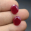 Blood-red Ruby with Inclusion Oval Cut Gemstone Egg Shape Faceted Ruby Gem Multiple Sizes to Choose C65R 4