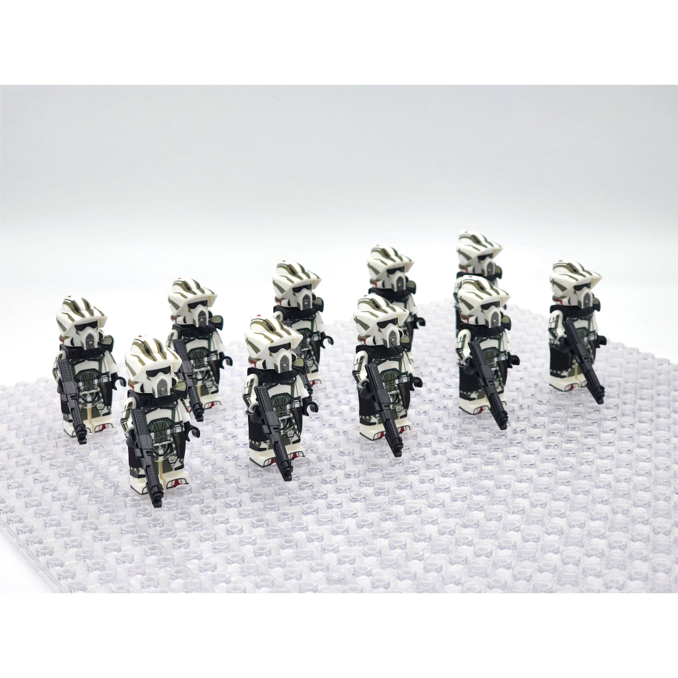 Sunvivid (Combo D) Star Wars 501St 91St Forest Arf Arc Geonosis Coruscant Clone Troopers Minifigures