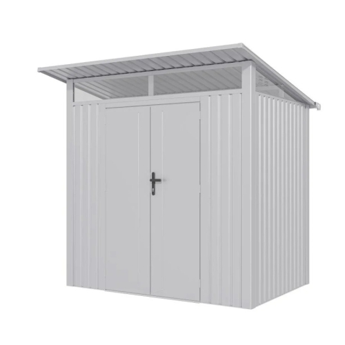 BillyOh BillyOh Centro II Pent Aluminium Metal Shed White 7x6 1