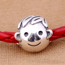 1PCS/lot 925 Sterling Silver Little Boy Charm Beads Fits European Style Bracelets Jewelry