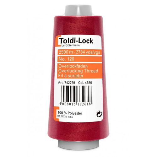 Gütermann Gutermann Toldi Lock Overlocker Thread 4580 - 2500 Metres - each