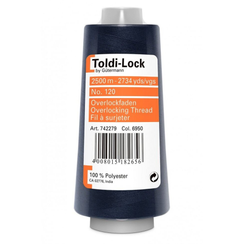 Gütermann Gutermann Toldi Lock Overlocker Thread 6950 - 2500 Metres - each