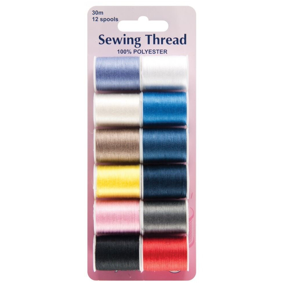 Hemline Sewing Thread Kit Assorted Colours