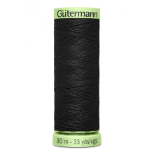 Gutermann Top Stitch Thread Black 000 - 30 Metres - each