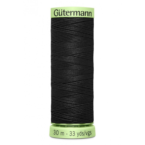 Gütermann Gutermann Top Stitch Thread Black 000 - 30 Metres - each