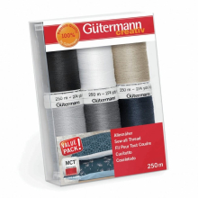 Gutermann Sew All Thread Set Classic Shades - per pack
