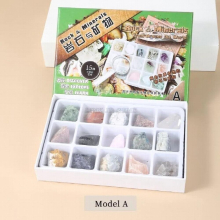 1Box 15Pcs Natural Rock Collection Colorful Rough Specimens Mixed Mineral Stones For Reiki Healing Teaching Amethyst Souvenirs