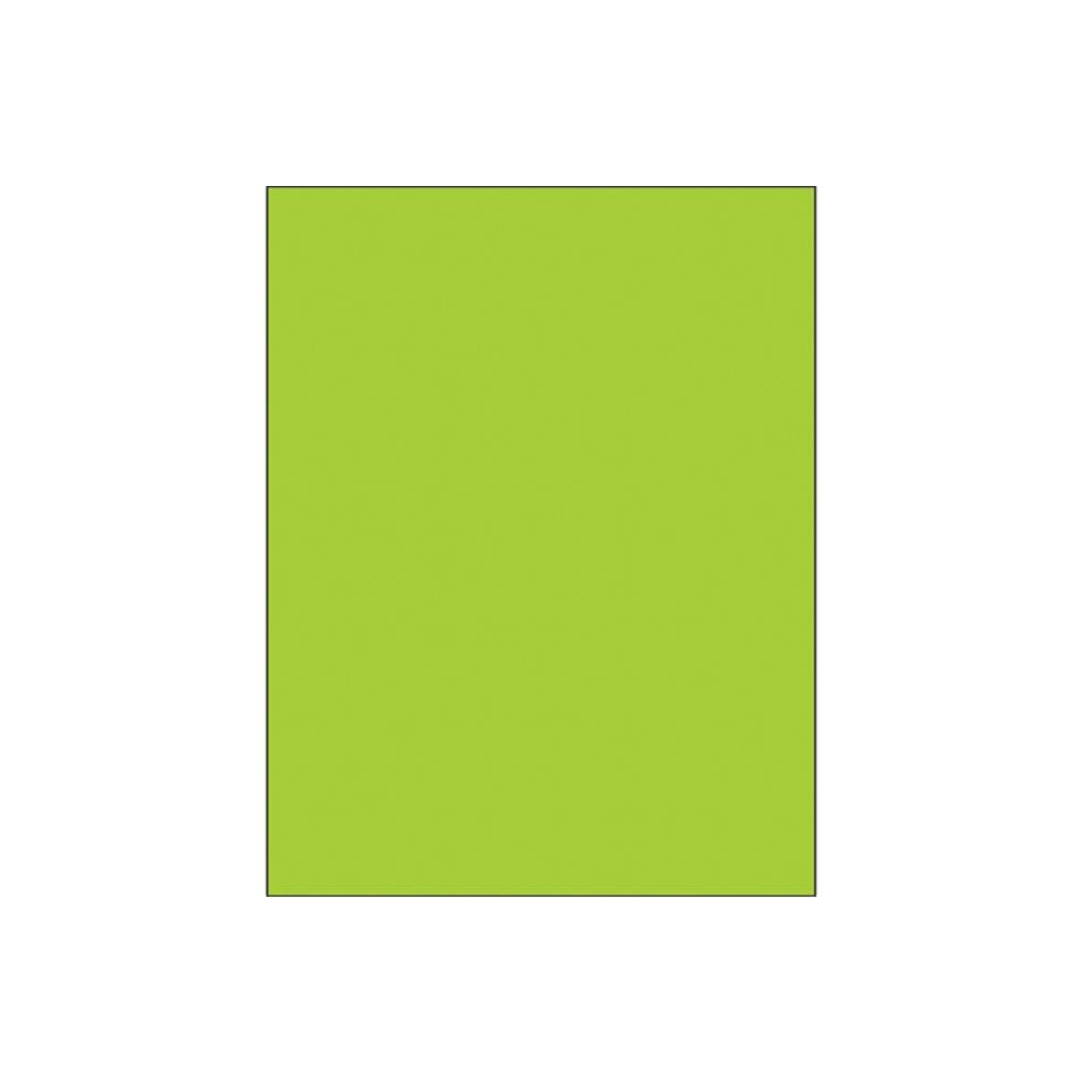 8.5 x 11 in. Fluorescent Green Rectangle Laser Labels - Pack of 100-image-OPC-PCV572M-NEW