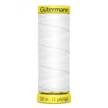 Gutermann Shirring Elastic White - 10 Metres - each
