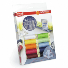 Gutermann Sew All Thread & Bobbin Clips Set Multicoloured - per pack