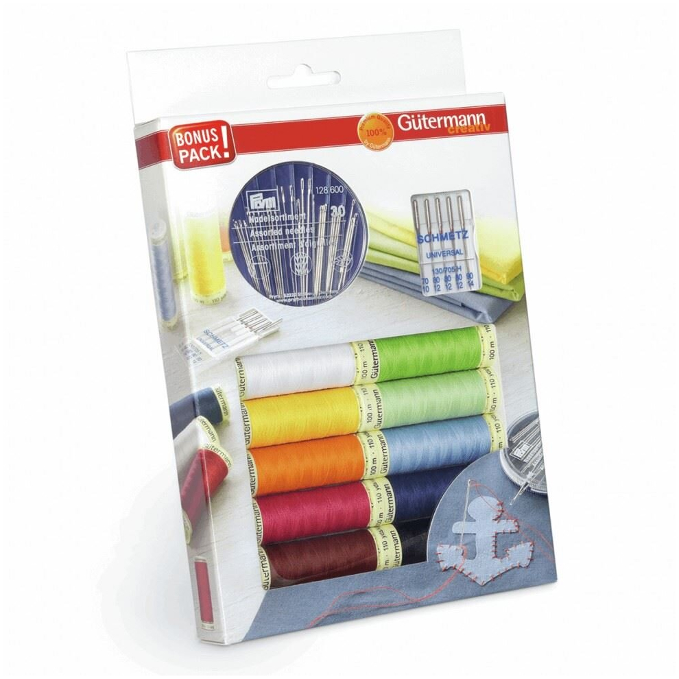 Gütermann Gutermann Sew All Thread & Bobbin Clips Set Multicoloured - Per Pack