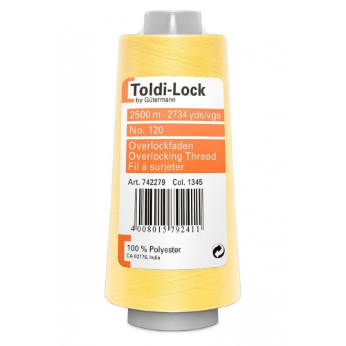Gütermann Gutermann Toldi Lock Overlocker Thread 1345 - 2500 Metres - each