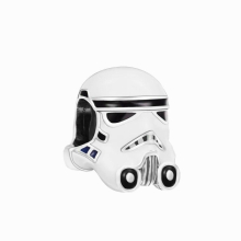 Silver 925 Jewelry Stormtrooper Helmet Charm Fits Bracelets Sterling Beads