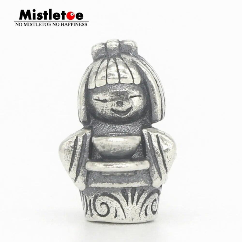 Mistletoe 925 Sterling Silver Tibetan Buddha Charm Bead Fit DGA Troll And Pan Bracelet Jewelry-image-OPC-PCV5DN8-NEW
