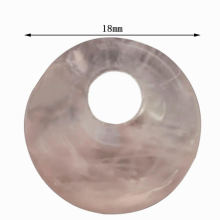 Pink Powder Crystal Rose Quartz18mm Roundness Minerale Gemstone Reiki Home Decoration Natural Stone Jewelry Accessories