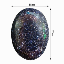 Dust 18*25mm Oval Minerale Gemstone Reiki Home Decoration Natural Stone Jewelry Accessories